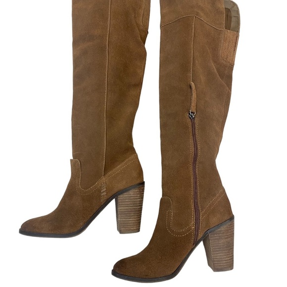 Dolce Vita Ohanna Over The Knee Boots in Brown Suede Size 6.5 - Picture 8 of 12